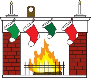 Fireplace clipart 3 image