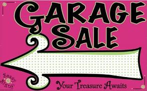Free garage sale sign clipart 3