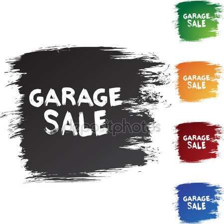 Garage sale clip art stock vectors free