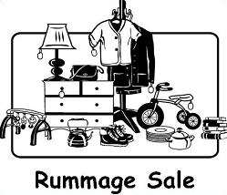 Garage sale free rummage sale clipart