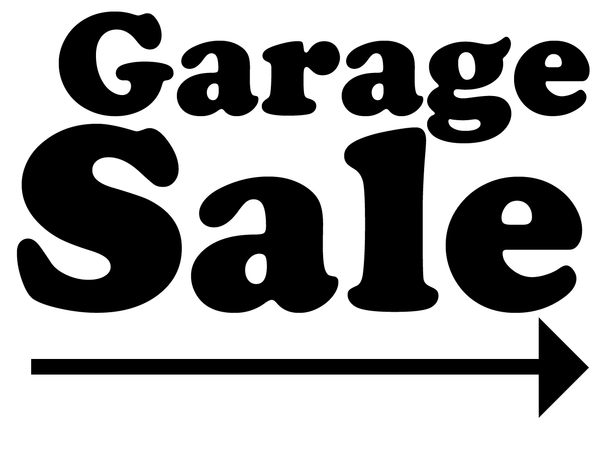 Garage sale signs free download clip art on