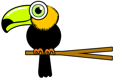 How to draw cartoon toucans with easy step by drawing 2