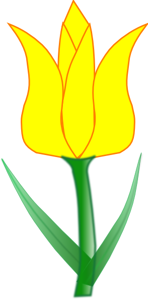 Tulip clip art at vector clip art free 2