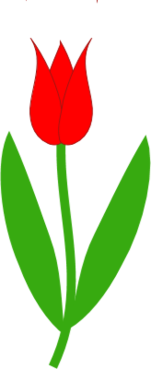Tulip clip art leaves clipart free download
