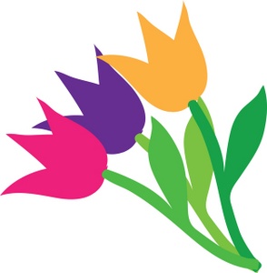Tulip flower clip art free clipart images 4