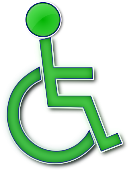 Wheelchair logo clip art clipartfest