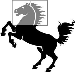 A horse head clip art at vector clip art