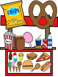 Clipart snacks food clipartfest