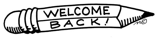 Clipart welcome back 2