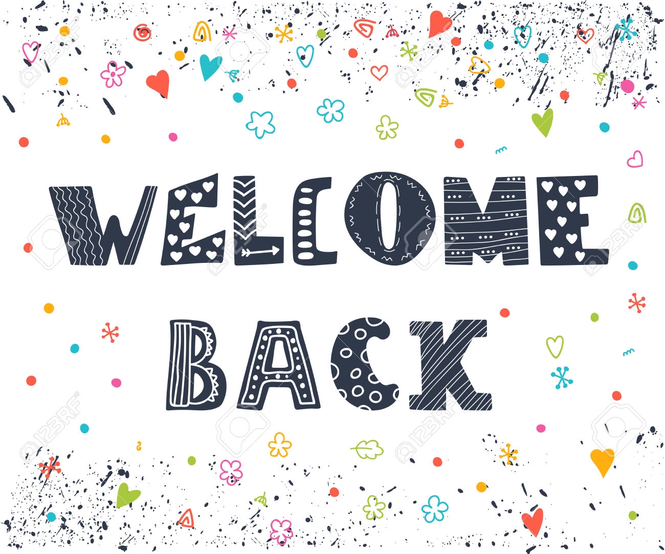 Welcome Back Card Template Free