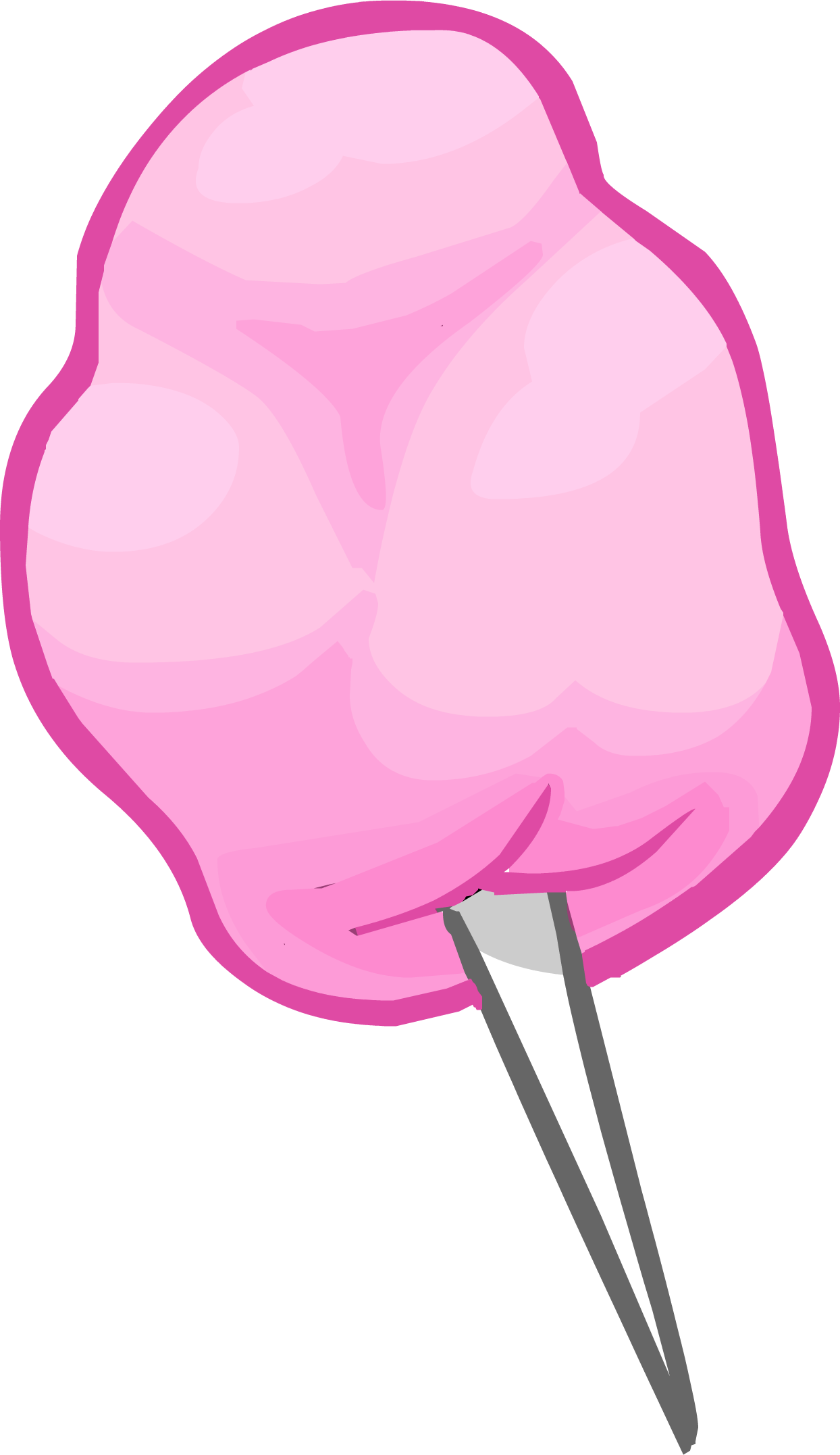 Cotton candy clipart 2
