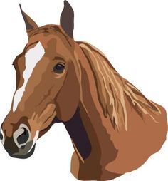 Cute horse head clip art free clipart images 3