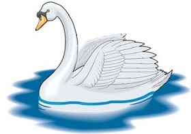 Free swan clipart 2