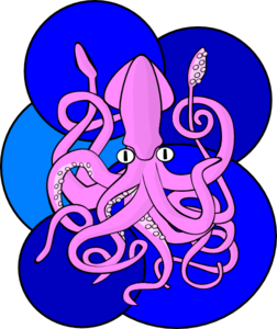 Giant squid clipart 5