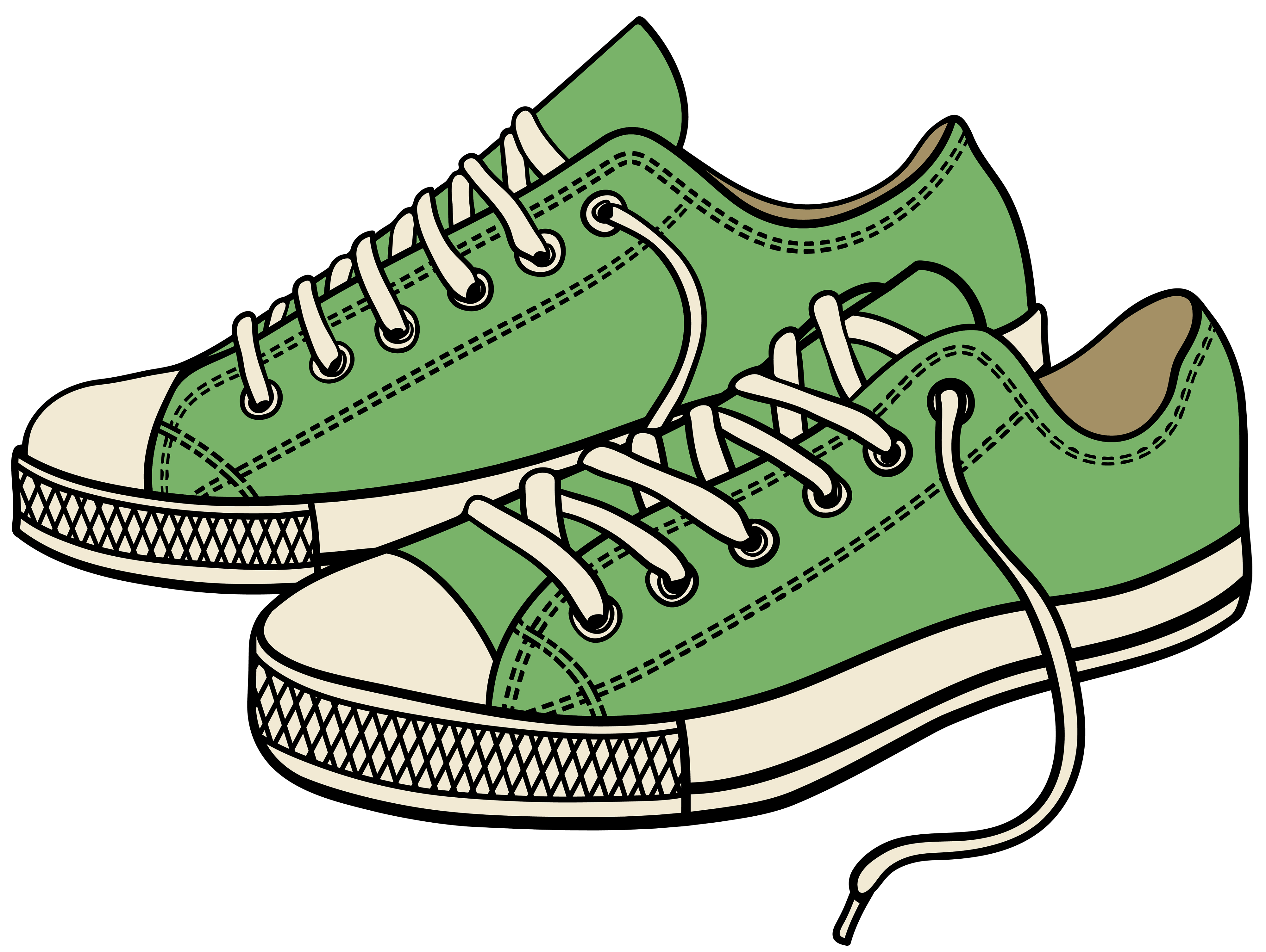 Free Clipart Of A pair of mens shoes
