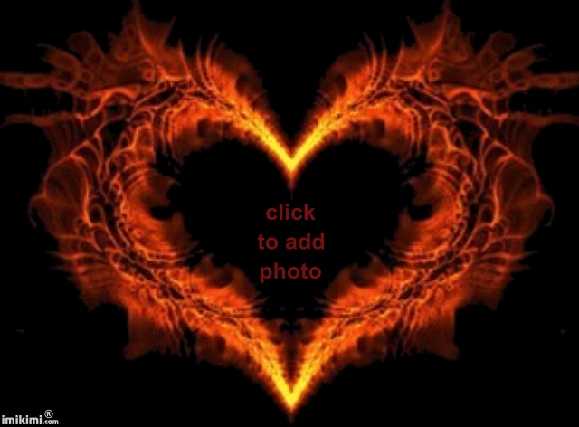 Heart with flames heart in flames clip art