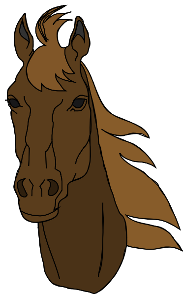 Horse head clip art animal download vector clip