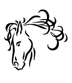 Horse head clip art free vector in open office drawing svg 3