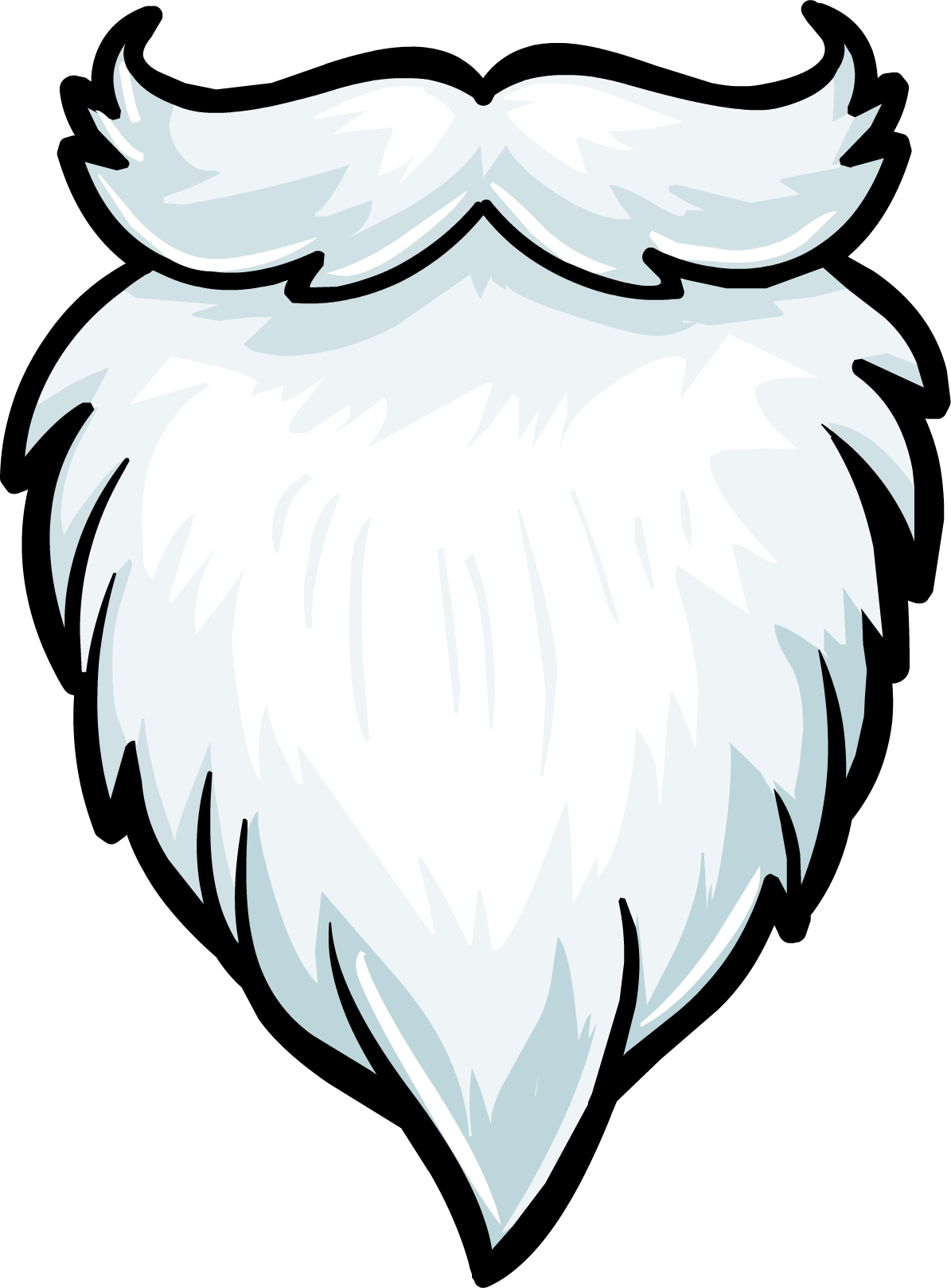 Santa beard clipart