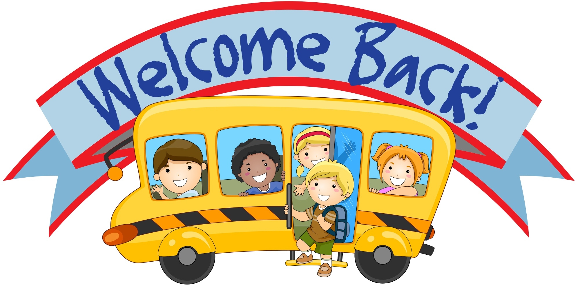 School welcome back clipart