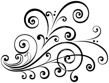Simple scroll design clip art free clipart images 4