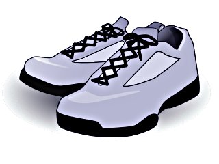 Sneaker free footwear clipart graphics images and photos