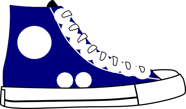 Sneaker tennis shoes clipart black and white free 4
