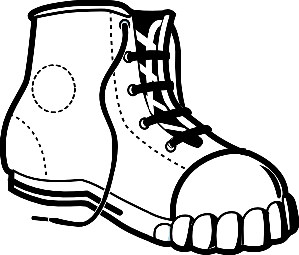 Sneakers printable clipart