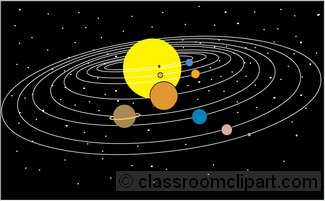 Solar system clipart space