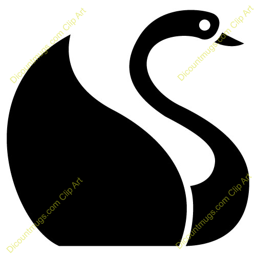 Swan clip art swimming hostted