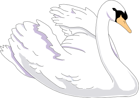 Swan clipart mart