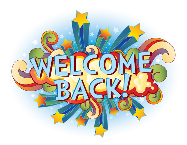 welcome back we missed you clip art