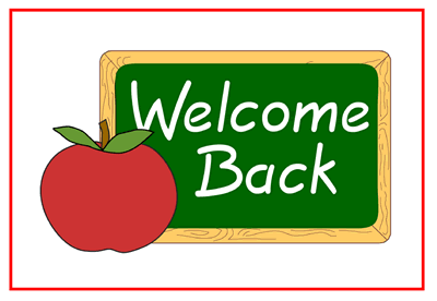 Welcome back graphics clipart 4