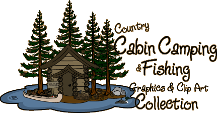 Cabin camping clipart 4
