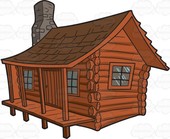 Exclusive log cabin clip art at clker vector – Clipartix