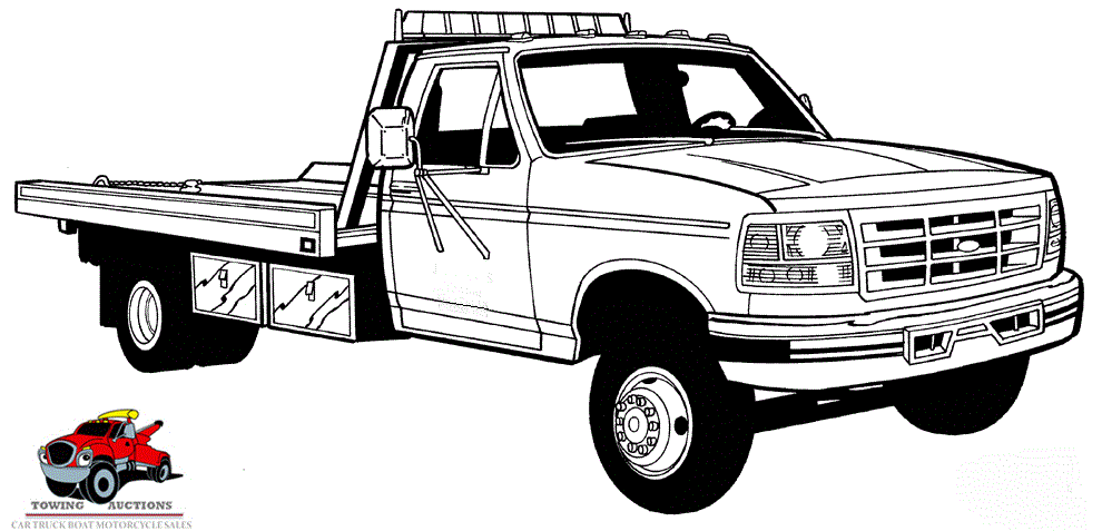 Flatbed tow truck clip art clipart free download