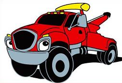 Free tow truck clipart