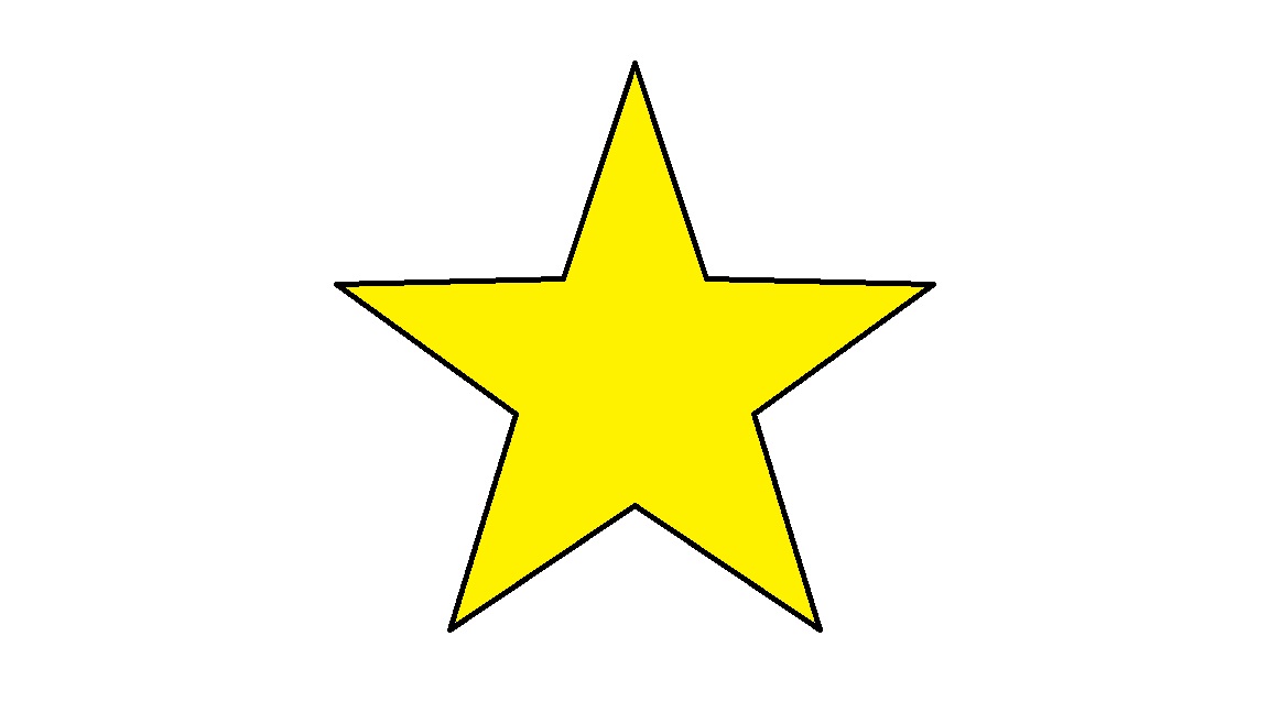 Gold star clipart free images 4
