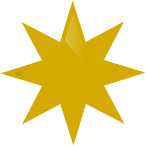 Gold star clipart free images 5