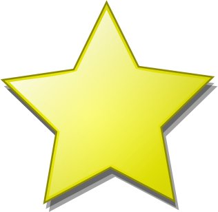 Gold star free stars clipart graphics images and photos 2