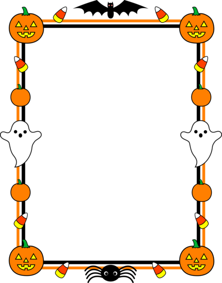 Halloween border clipart free images 3