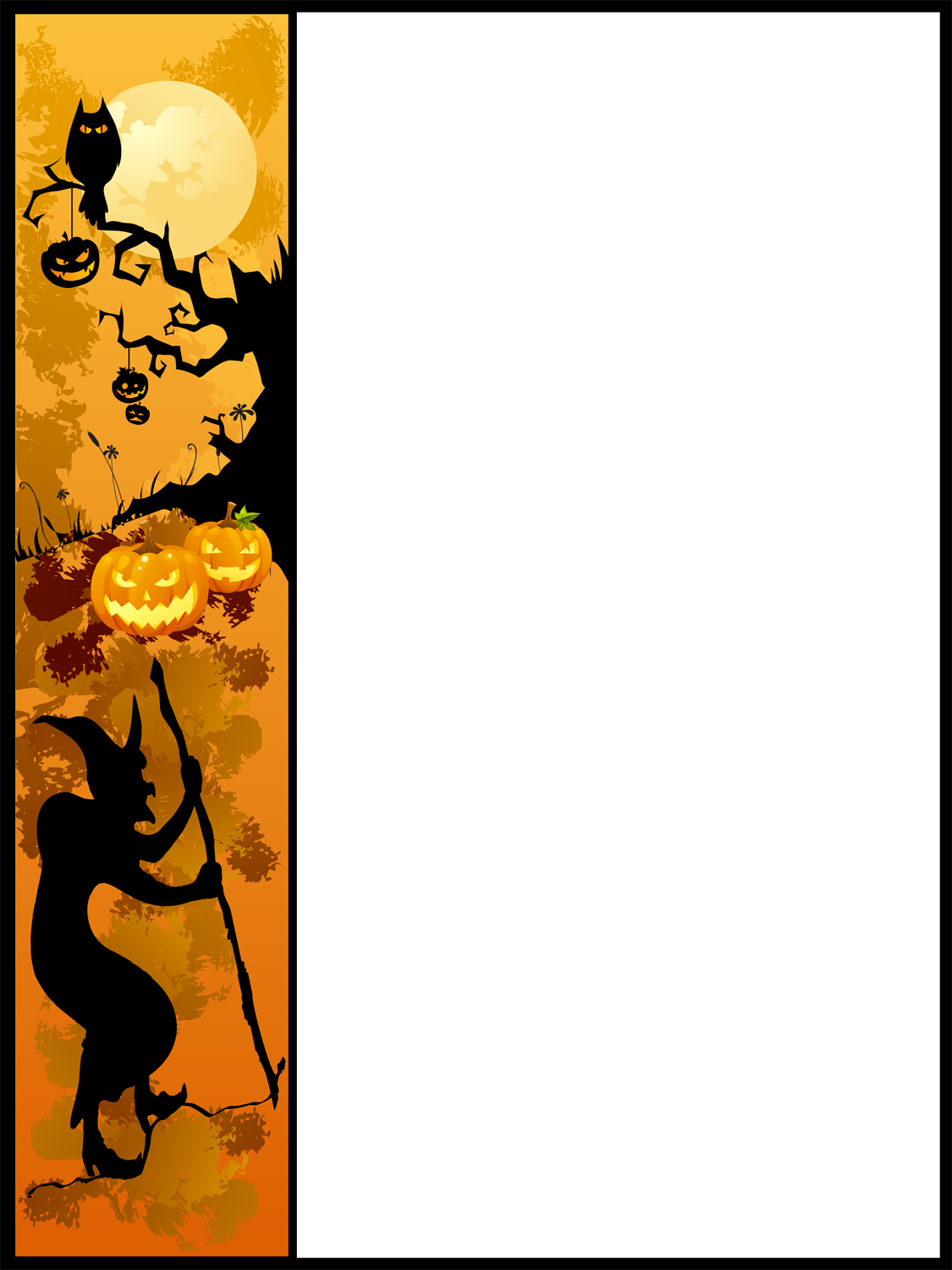 Halloween border clipart free images 7