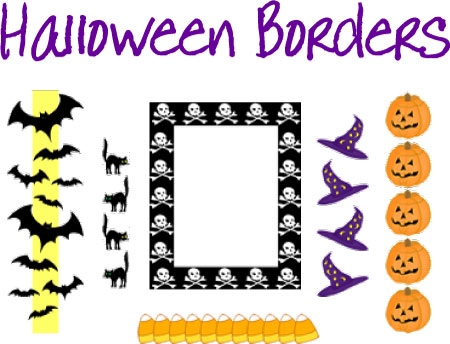 Halloween border free halloween clip art borders frames clipartfest