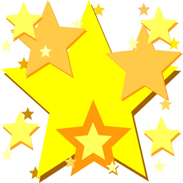 Image of gold star clipart free clip art
