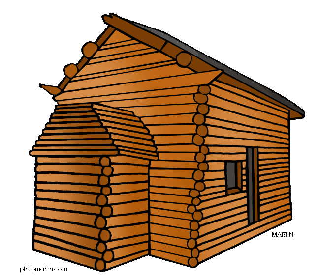 Log cabin clip art free clipart images 2