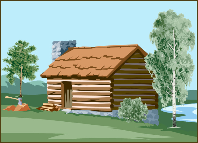 Log cabin clipart cliparts and others art inspiration 2