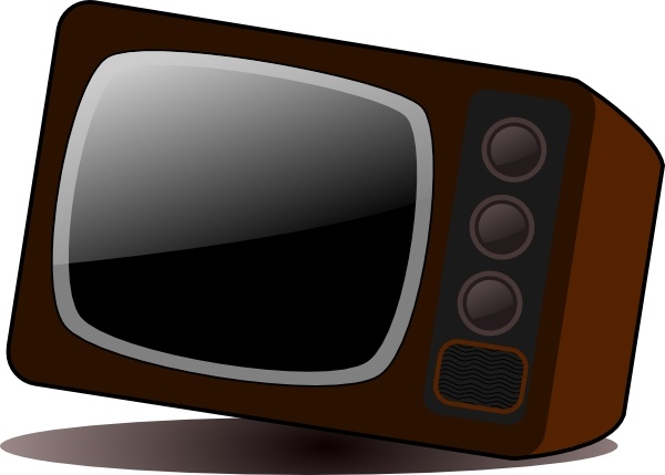 Old television clip art free vector in open office drawing svg