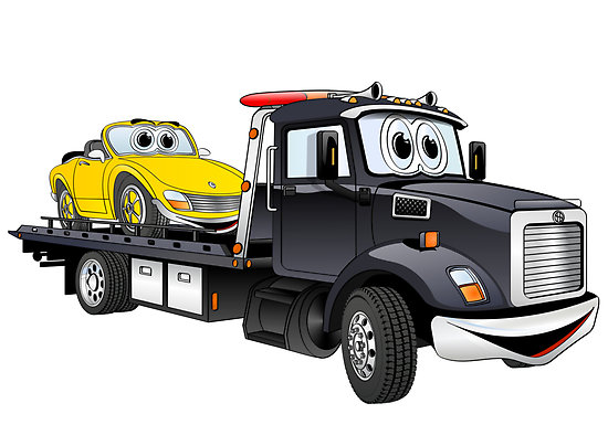 Simple tow truck clipart the cliparts