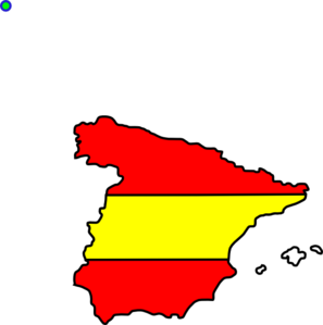 Spanish flag clipart 2
