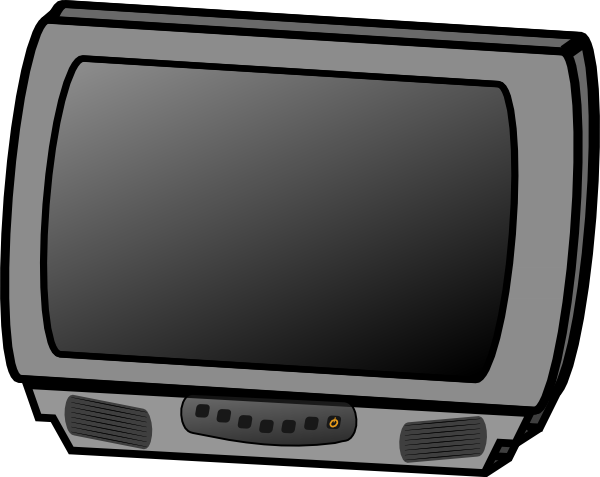 Television animated clipart 3